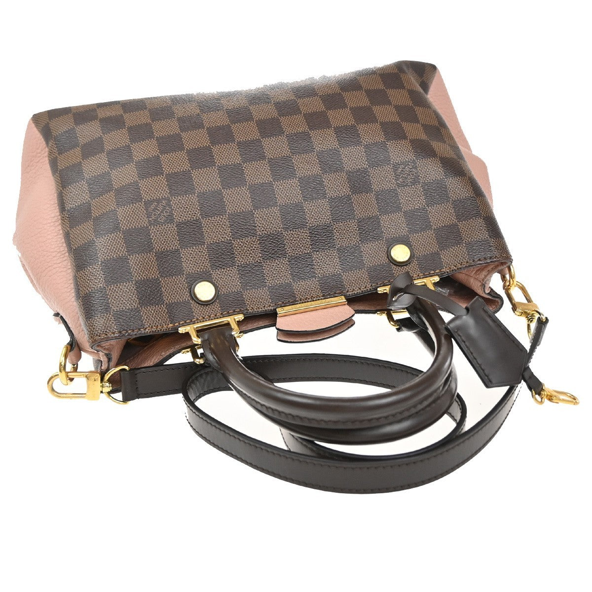 LOUIS VUITTON Brittany 2Way Shoulder Hand Bag Damier Leather BN N41674 637RF755