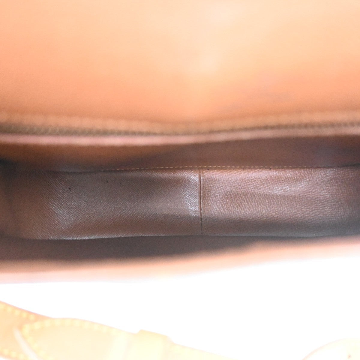 LOUIS VUITTON Saint Cloud GM Shoulder Bag Monogram Leather Brown M51242  39CA826