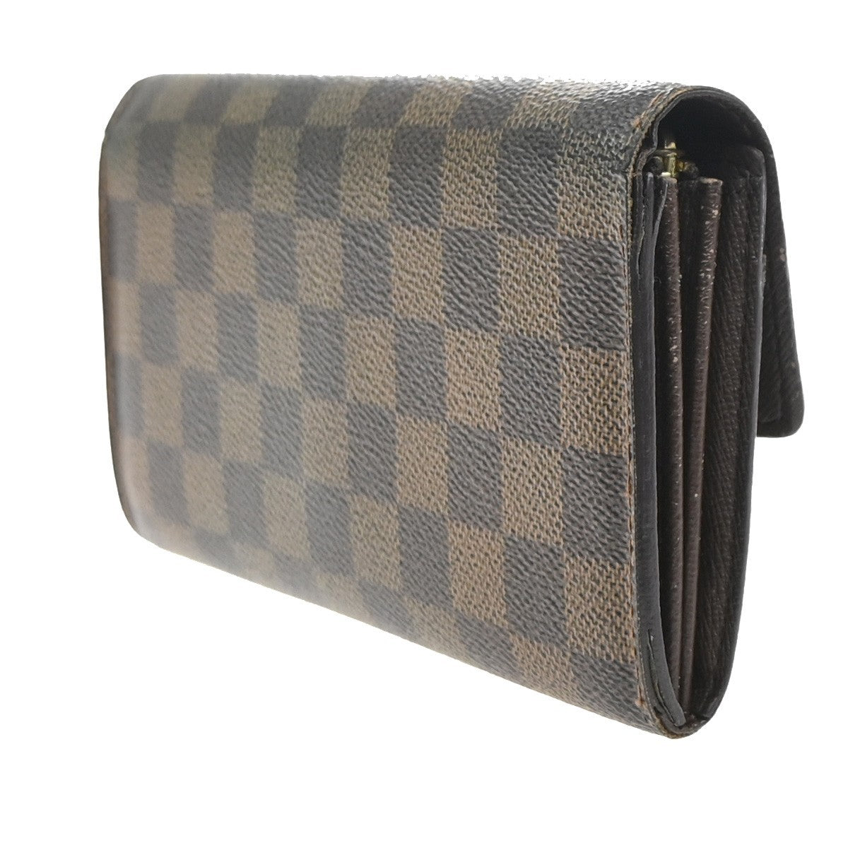 LOUIS VUITTON Porte Monnaie Credit Wallet Damier Ebene Leather BN N61724 02KC719