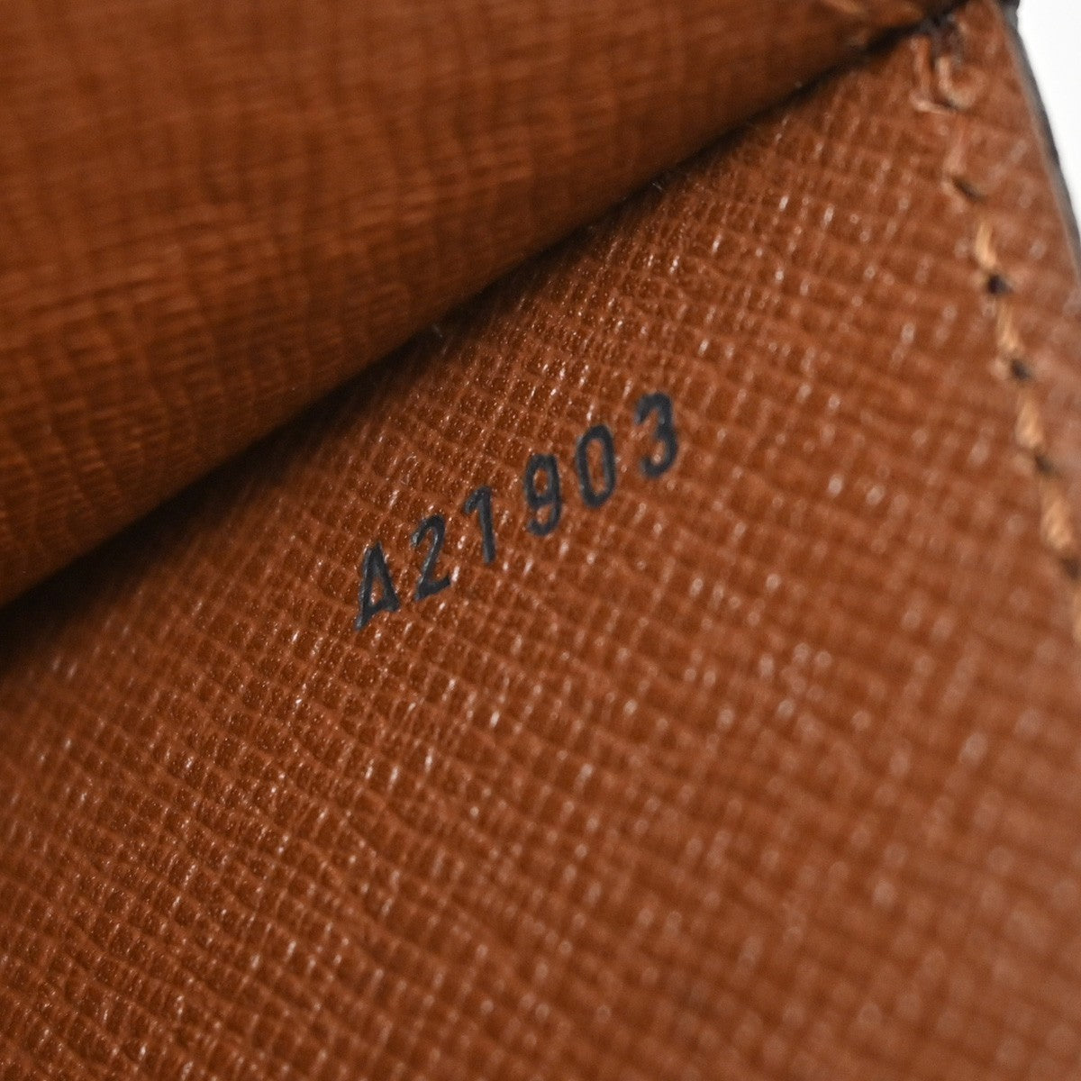 LOUIS VUITTON Concorde Hand Bag Monogram Leather Brown France M51190 70DA219