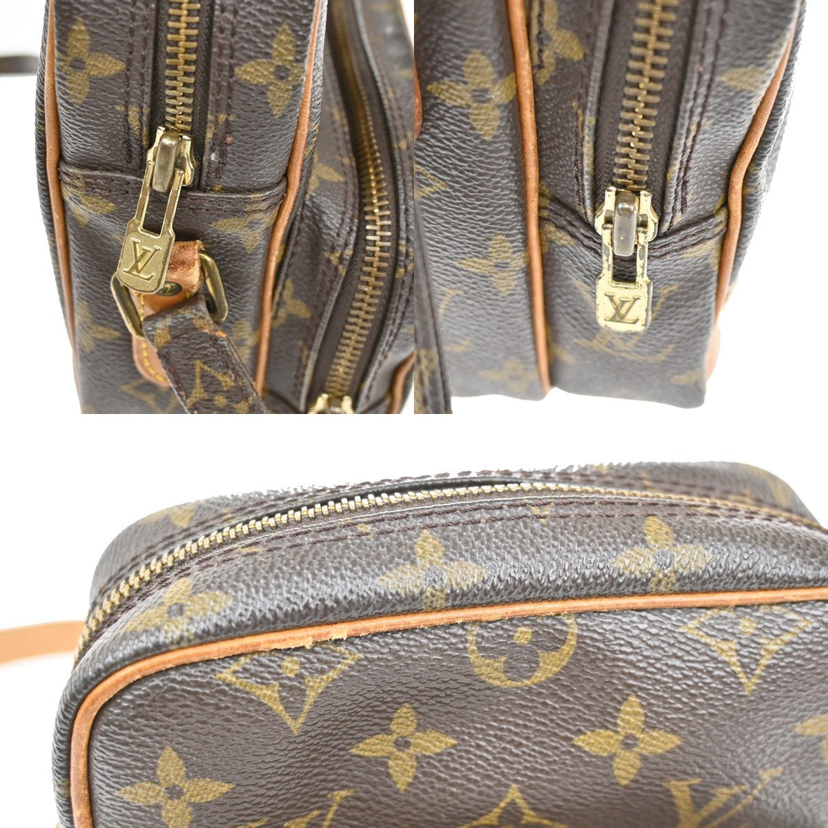 LOUIS VUITTON Amazon Crossbody Shoulder Bag Monogram Leather BN M45236 31KB350