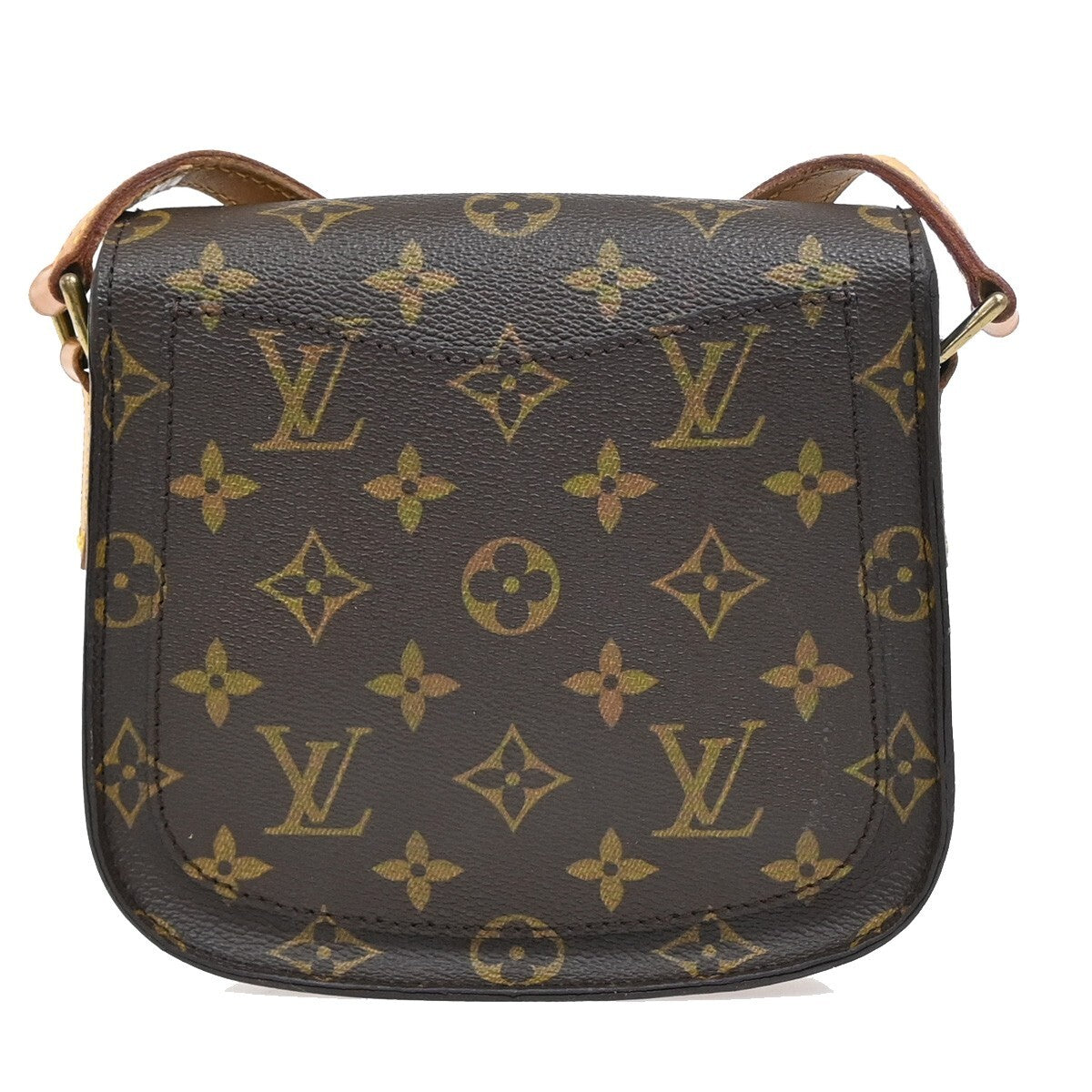 LOUIS VUITTON Mini Saint Cloud Shoulder Bag Monogram Leather BN M51244 89EE279