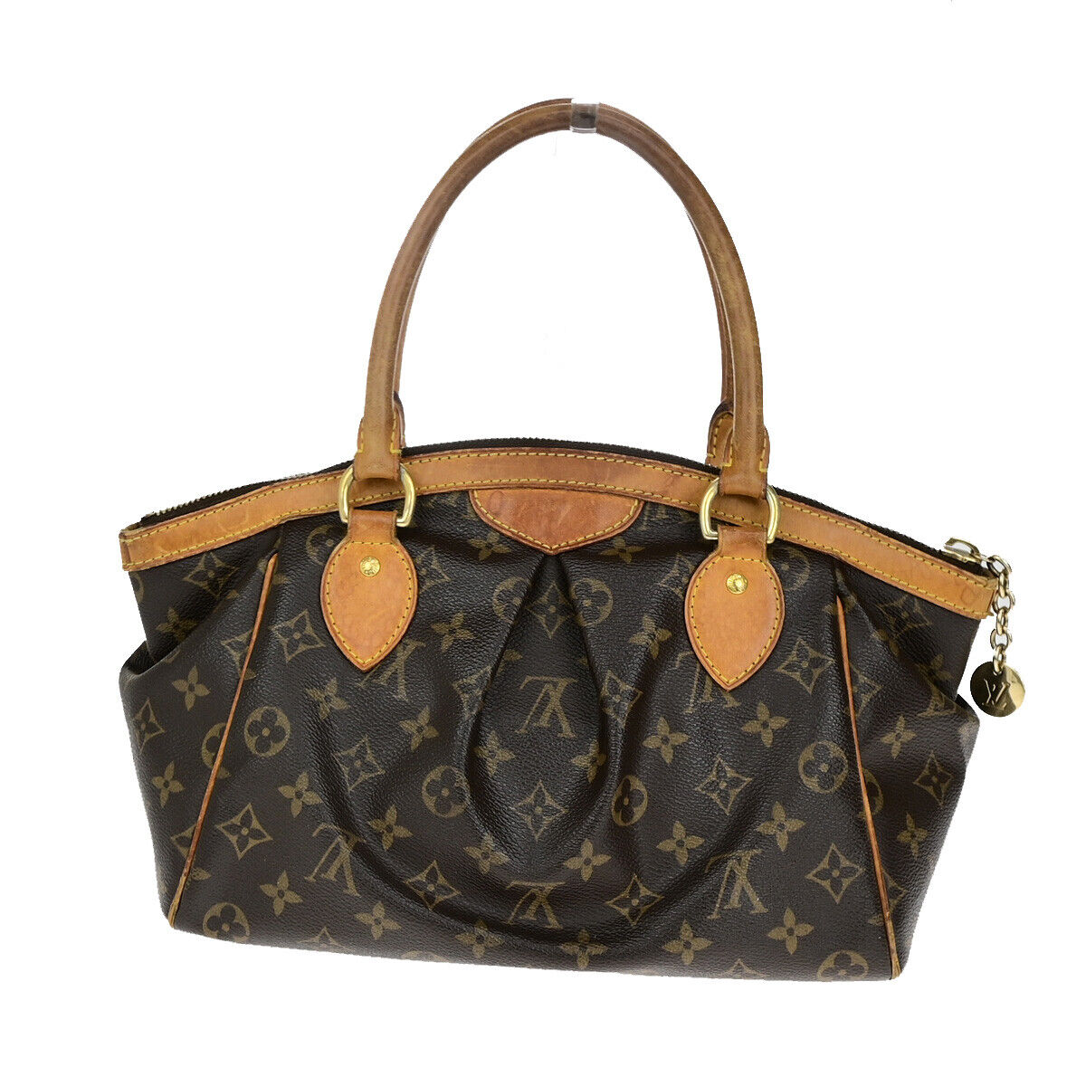 LOUIS VUITTON Tivoli PM Hand Bag Monogram Leather Brown France M40143 31SJ464