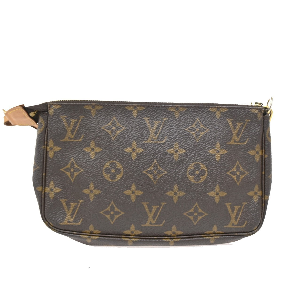 LOUIS VUITTON Pochette Accessoires Hand Bag Monogram Leather BN M51980 70DA182