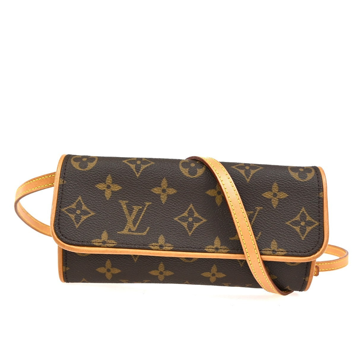 LOUIS VUITTON Pochette Twin PM 2Way Shoulder Clutch Bag Monogram M51854 70TA637