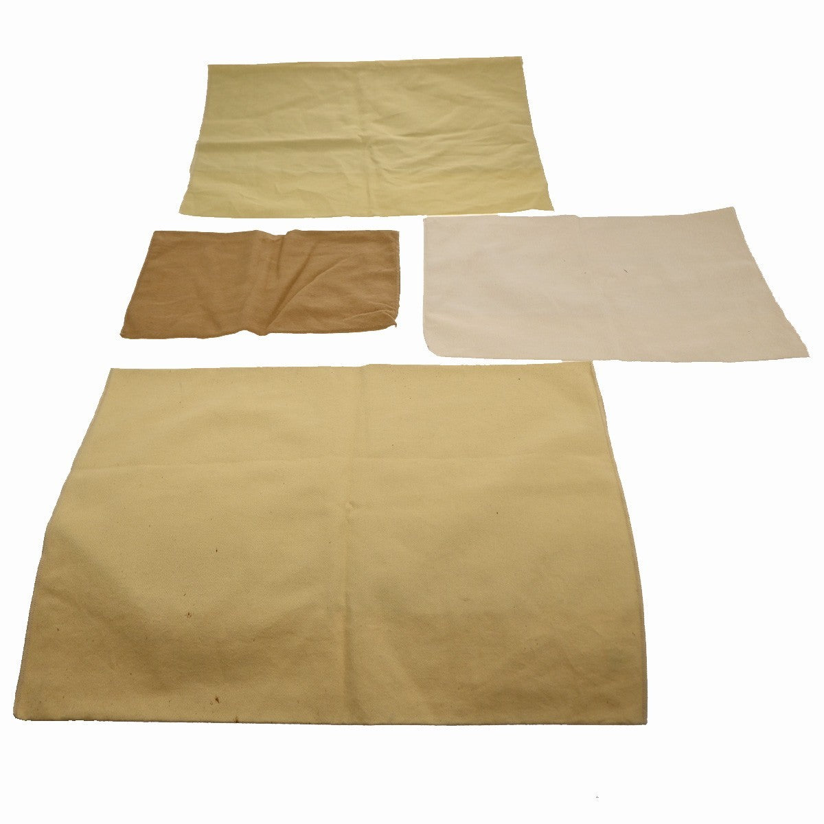 LOUIS VUITTON Logo 10 Set Dust Bag Drawstring Canvas Cotton Beige Brown 09KC083
