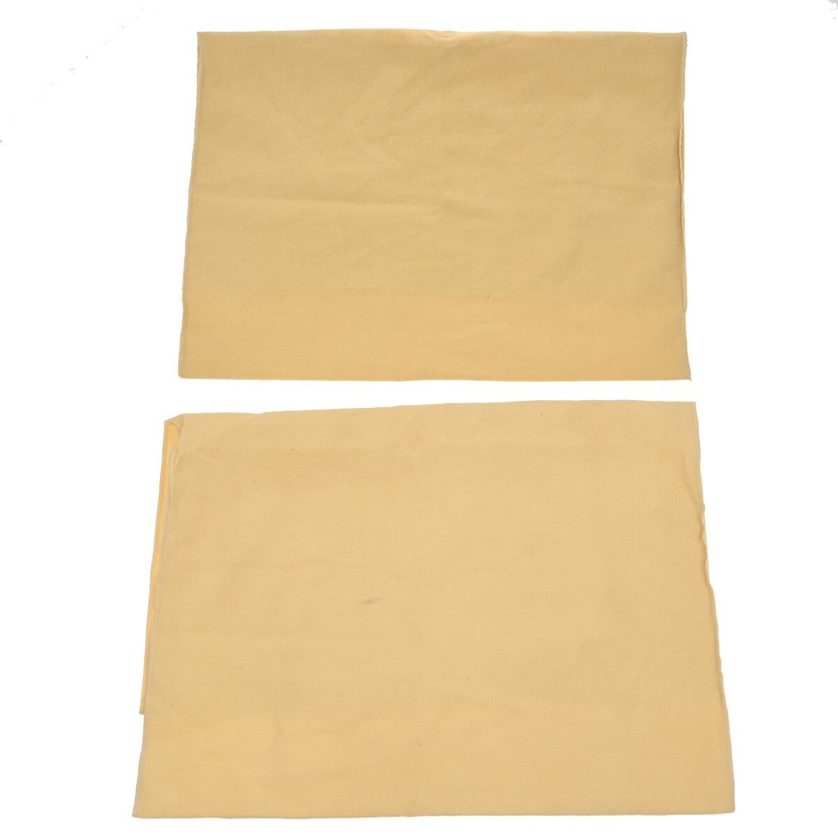 LOUIS VUITTON Logo 10 Set Dust Bag Drawstring Canvas Cotton Beige Brown 09EE135