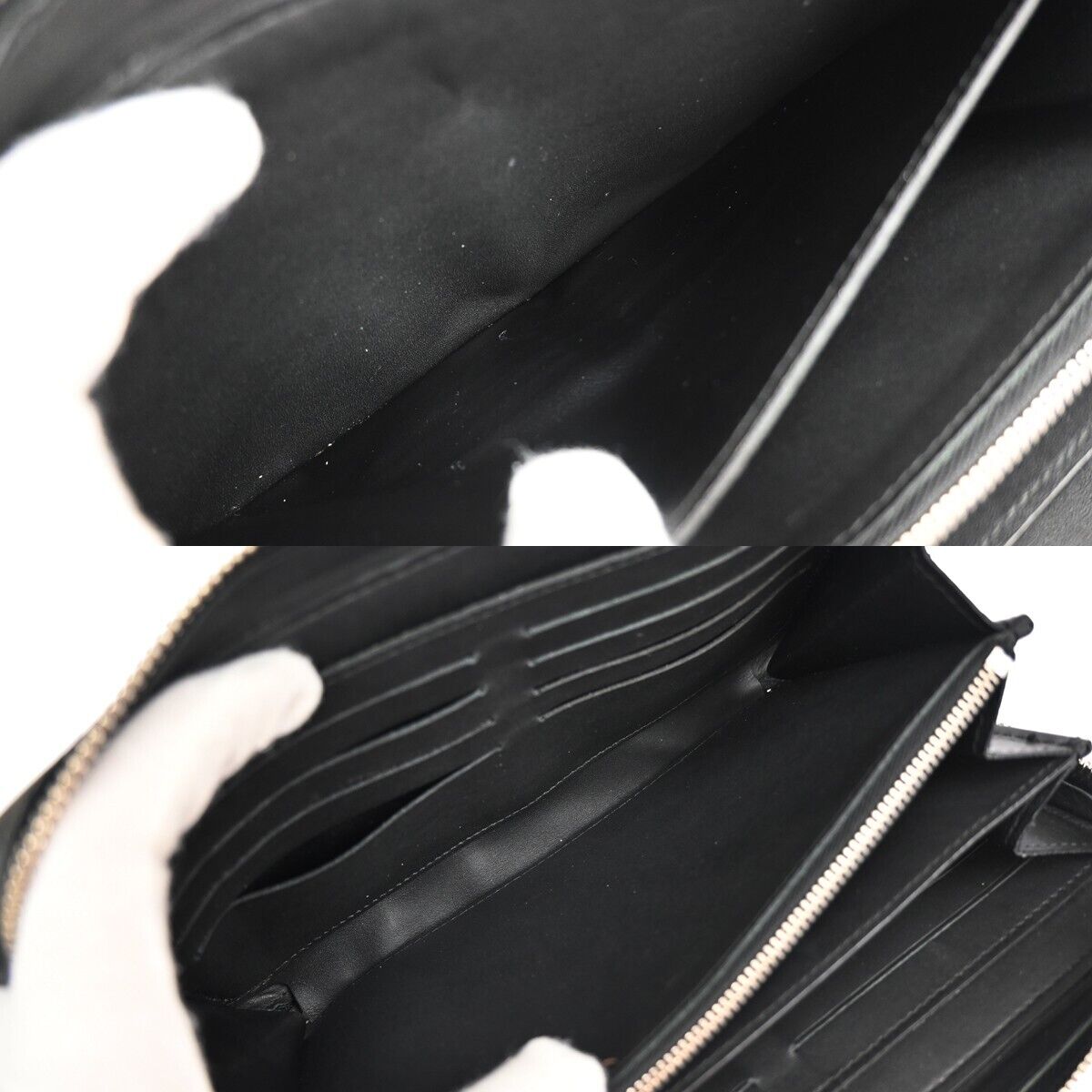 LOUIS VUITTON Zippy XL Long Bifold Wallet Damier Cobalt Leather N41590 14RH322