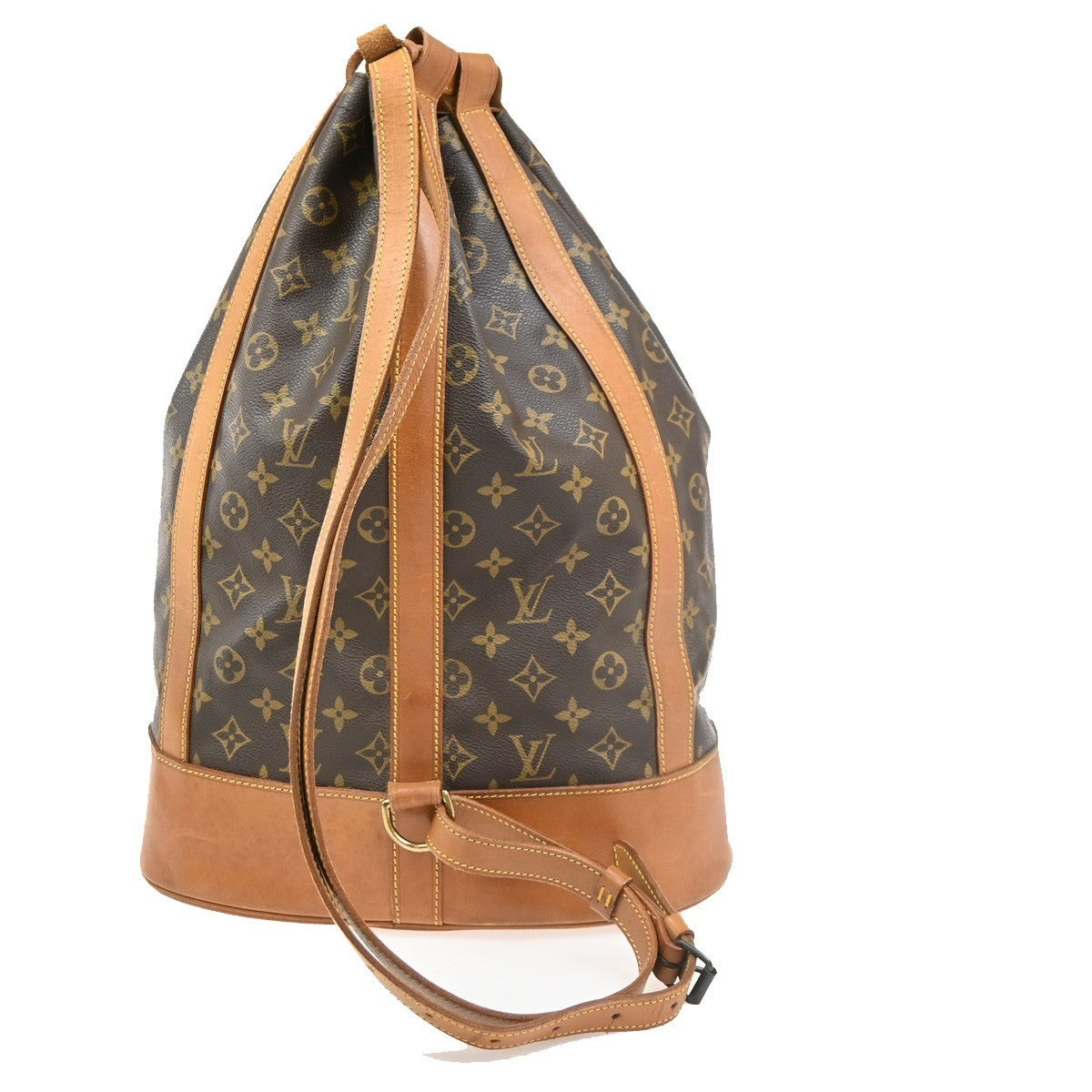 LOUIS VUITTON LV Randonnee GM Shoulder Bag Monogram Leather Brown M42244 83PA110
