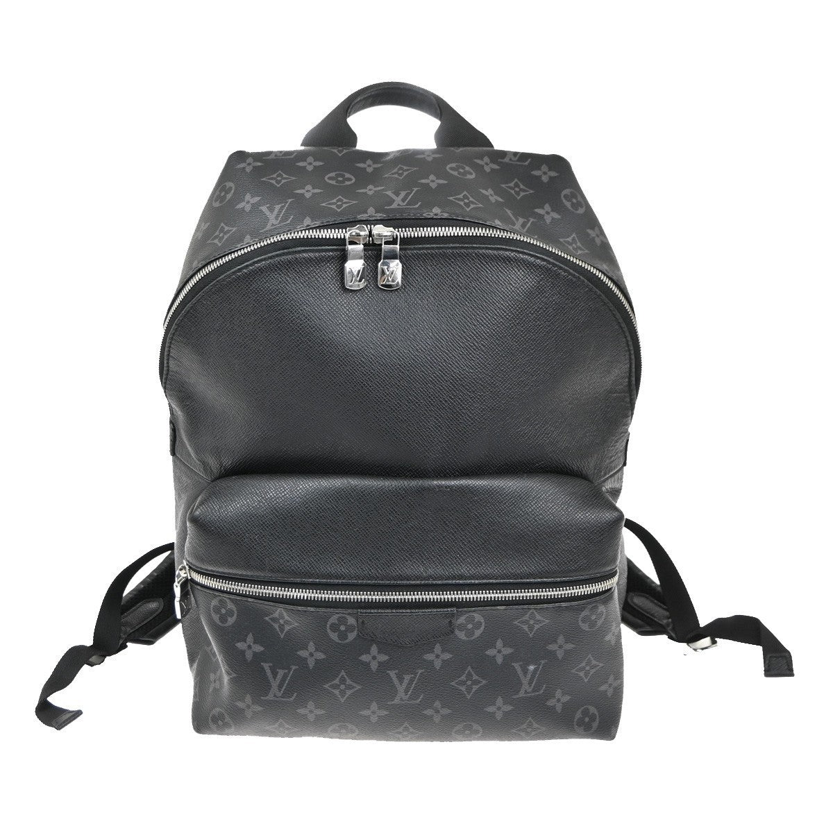 LOUIS VUITTON Discovery Backpack Taiga Llama Leather Black SHW M30230 689RL794