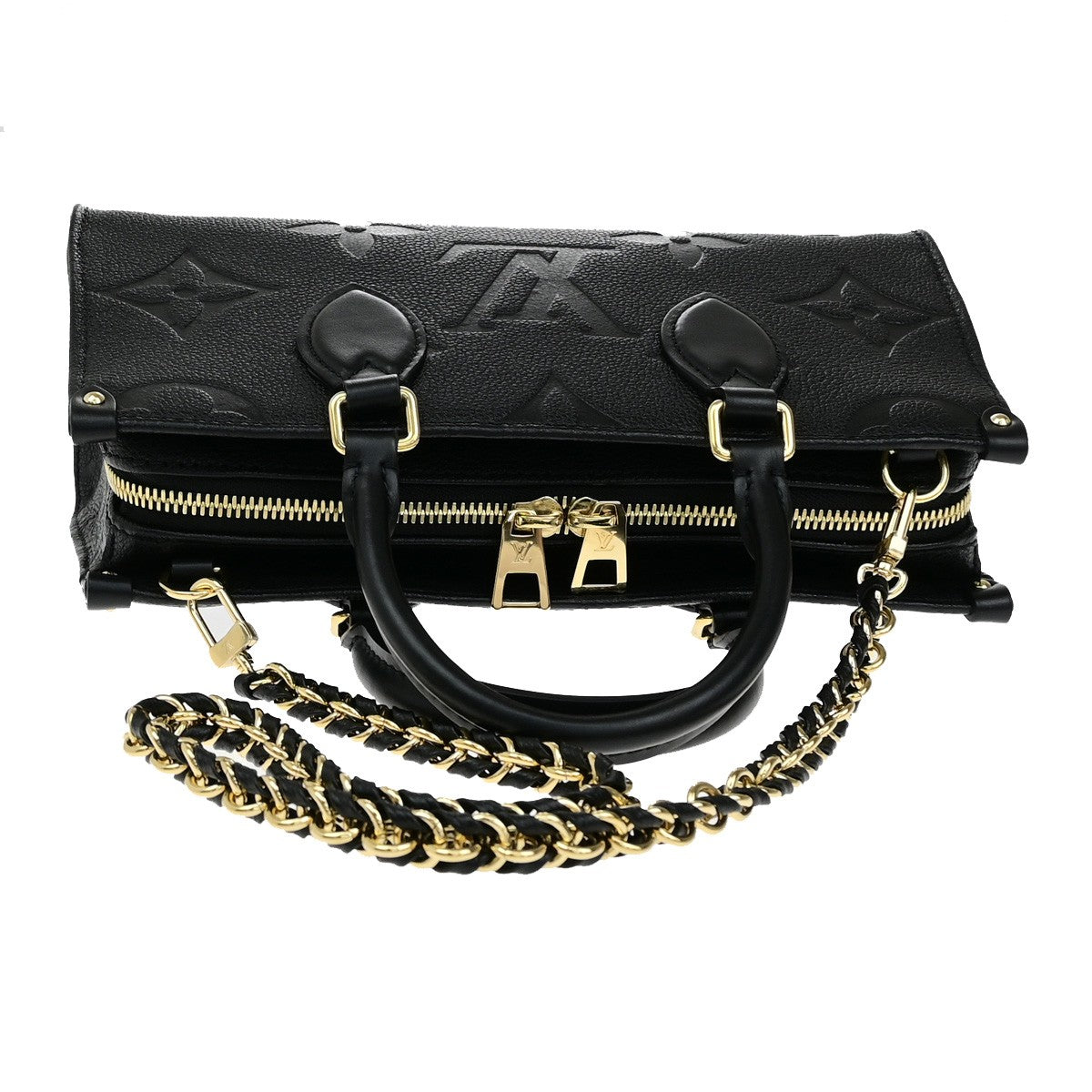 LOUIS VUITTON Onthego EW 2Way Hand Bag Monogram Empreinte Black M23640 709RL072