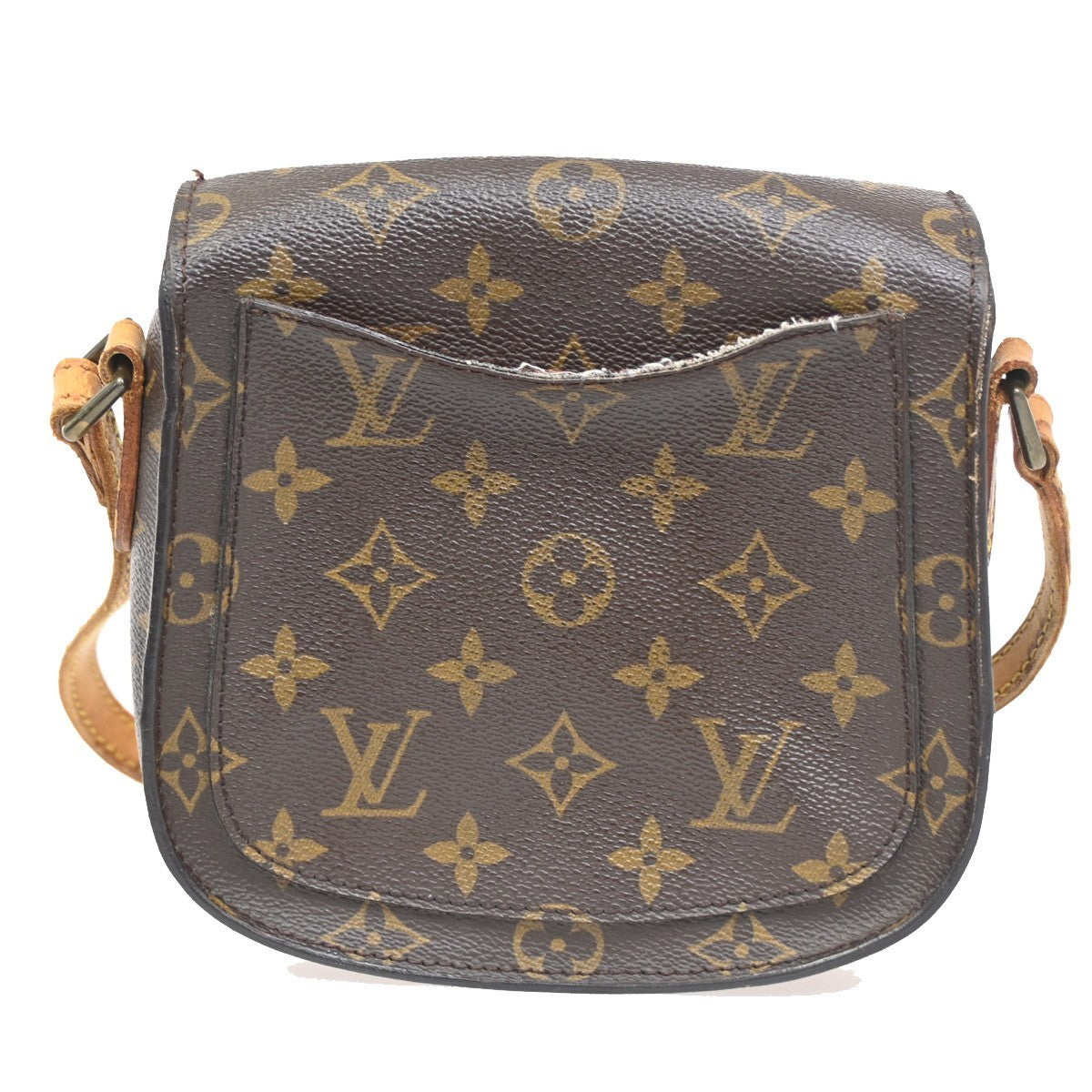 LOUIS VUITTON Mini Saint Cloud Shoulder Bag Monogram Leather BN M51244 61CA554