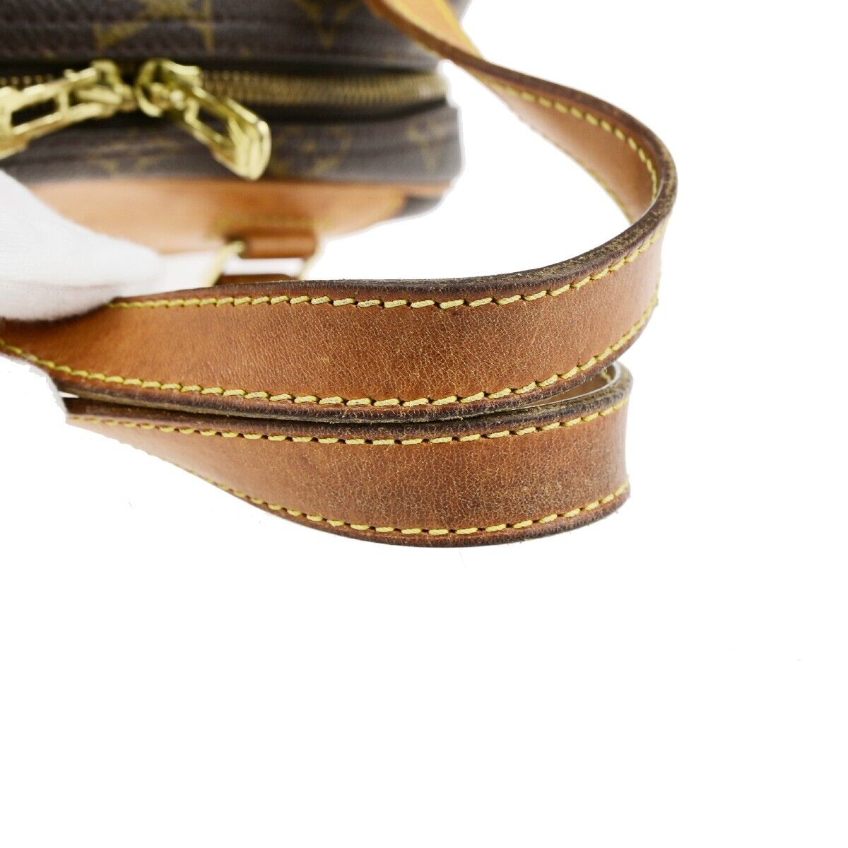 LOUIS VUITTON Excursion Shoes Hand Bag Monogram Leather Brown M41450 64SJ518