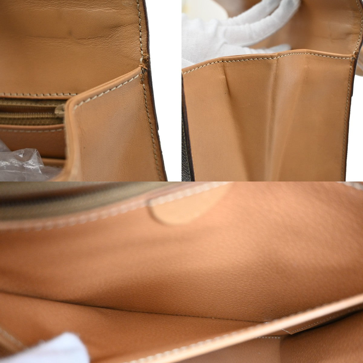 CELINE Logo Macadam Shoulder  Hand Bag PVC Leather Brown GHW  Italy 30AA117