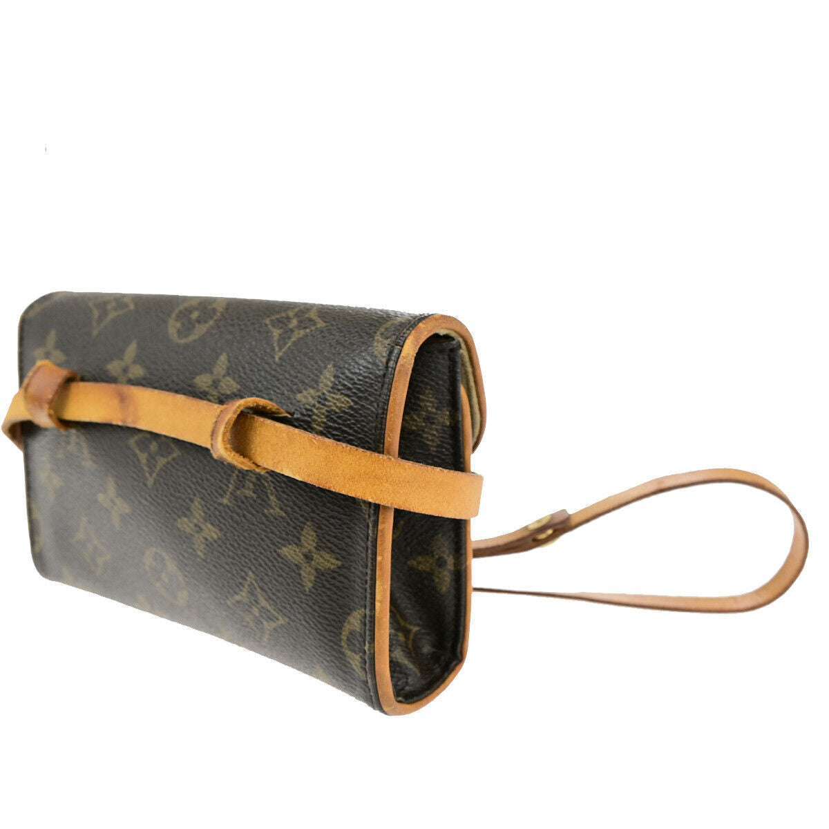 LOUIS VUITTON Pochette Florentine Bum Bag Monogram Leather Brown M51855 31SJ569