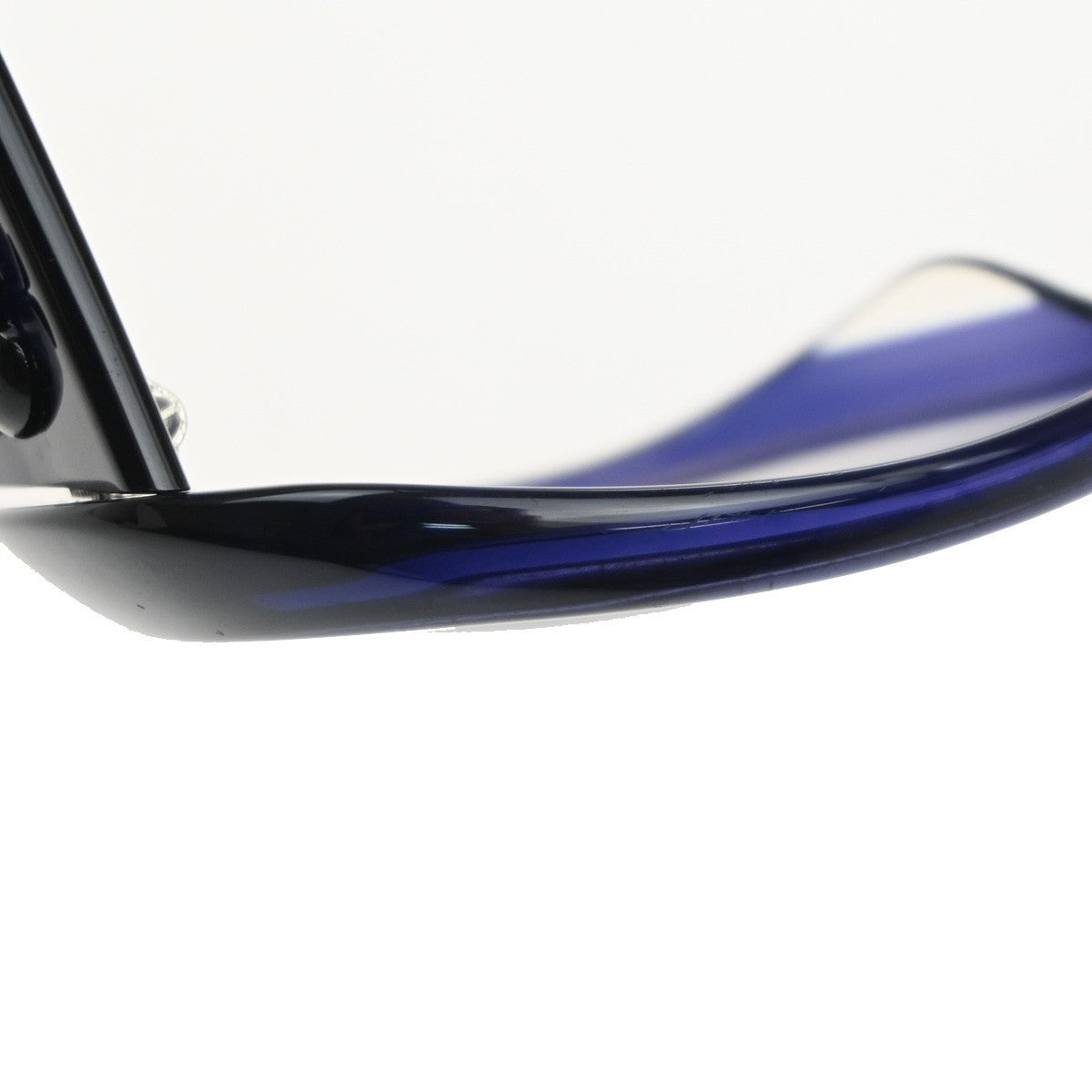 CHANEL CC Logo Camellia Sunglasses Eye Wear Plastic Blue 5113 Italy 60RL750