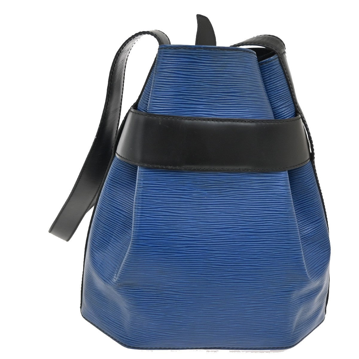 LOUIS VUITTON LV Sac De Paul PM Bicolor Shoulder Bag Epi Leather Blue BK 31KB589