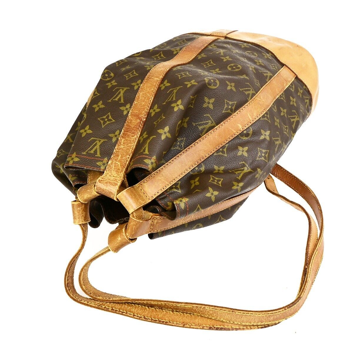 LOUIS VUITTON LV Randonnee GM Shoulder Bag Monogram Leather Brown M42244 37SJ509