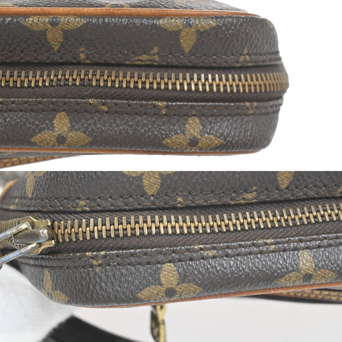LOUIS VUITTON Marly Dragonne GM Clutch Hand Bag Monogram Brown M51825 63KC731