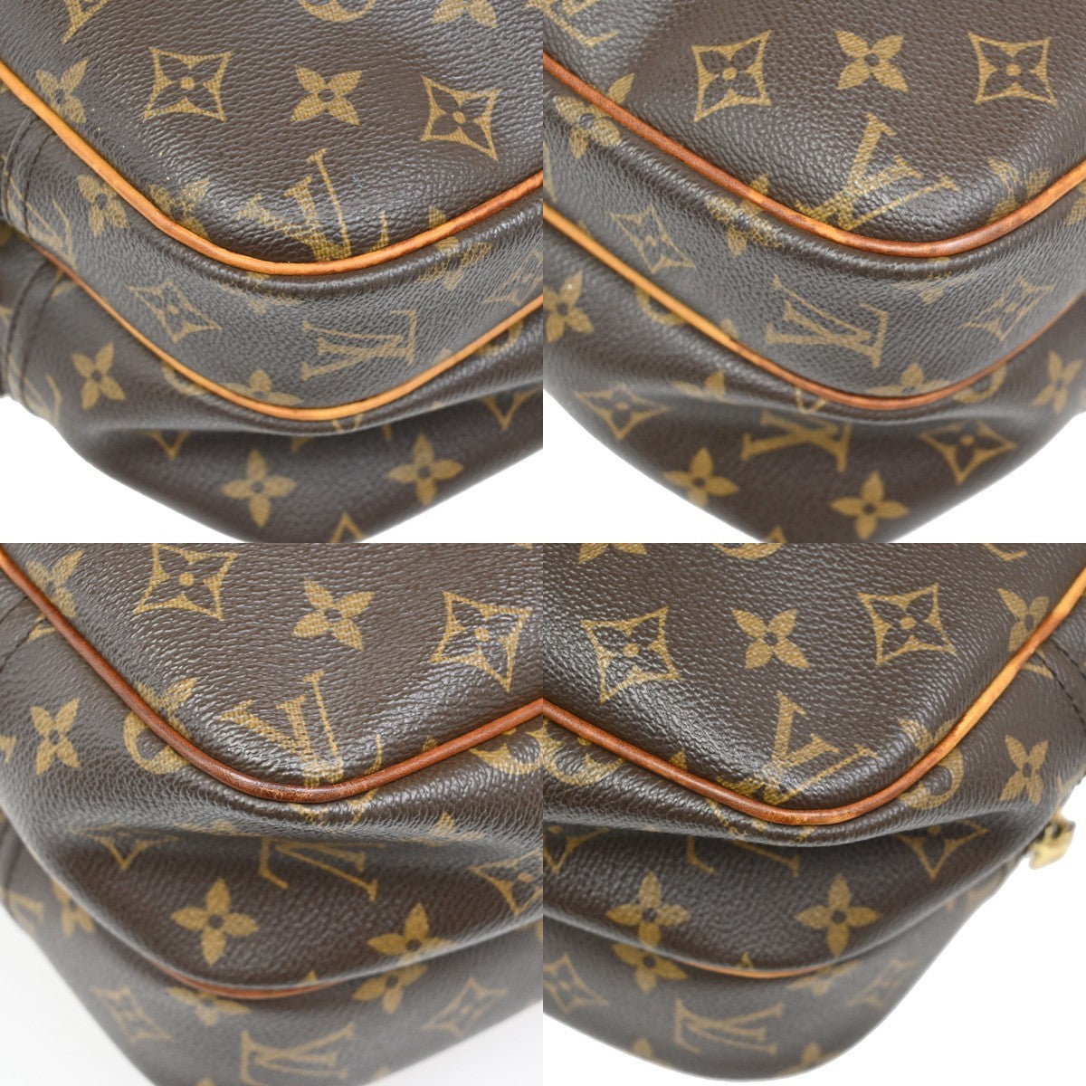 LOUIS VUITTON Reporter PM Crossbody Shoulder Bag Monogram Leather M45254 80TA139