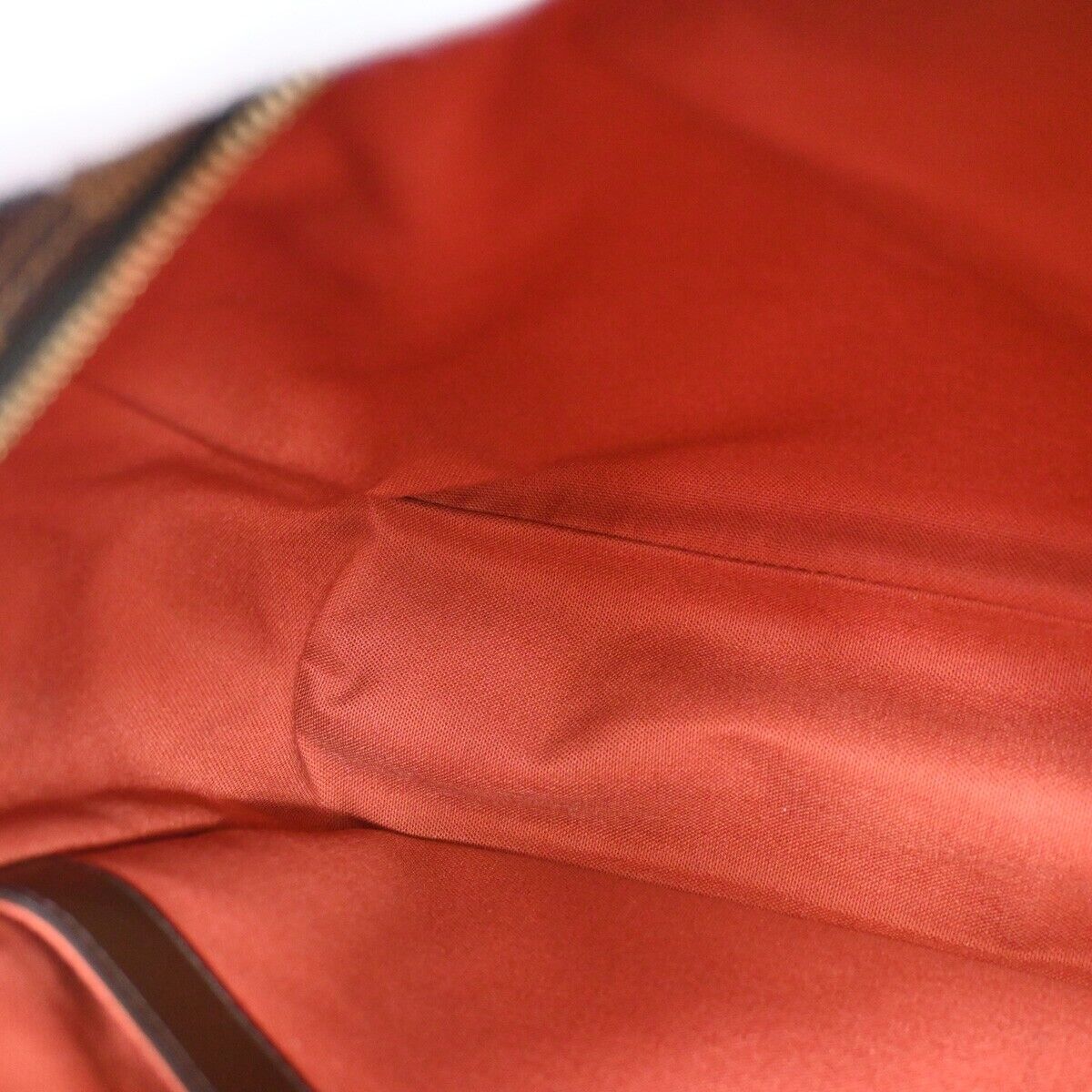 LOUIS VUITTON Naviglio Shoulder Bag Damier Ebene Leather Brown N45255 90FA422