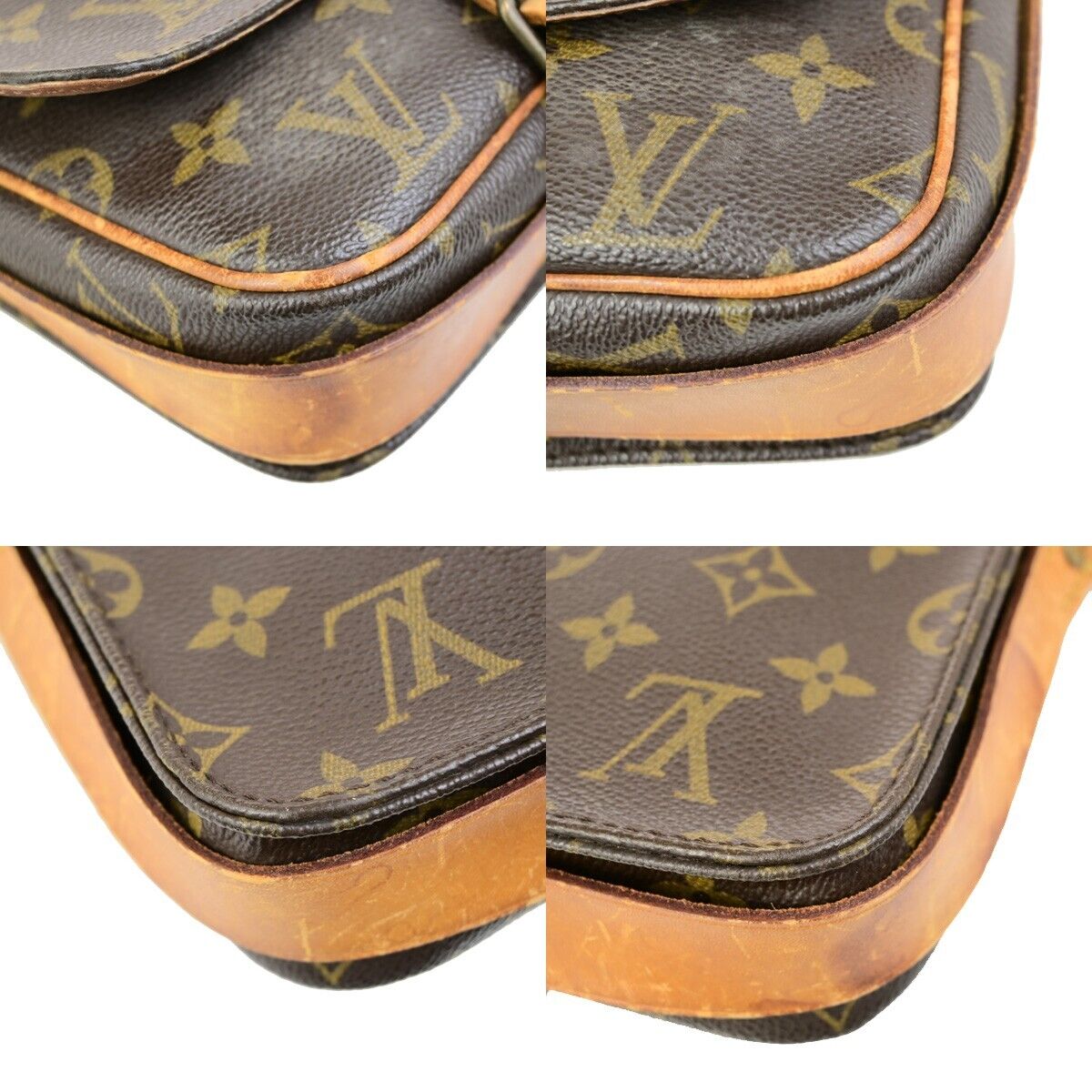 LOUIS VUITTON Mini Cartouchiere Shoulder Bag Monogram Leather BN M51254 64ED005