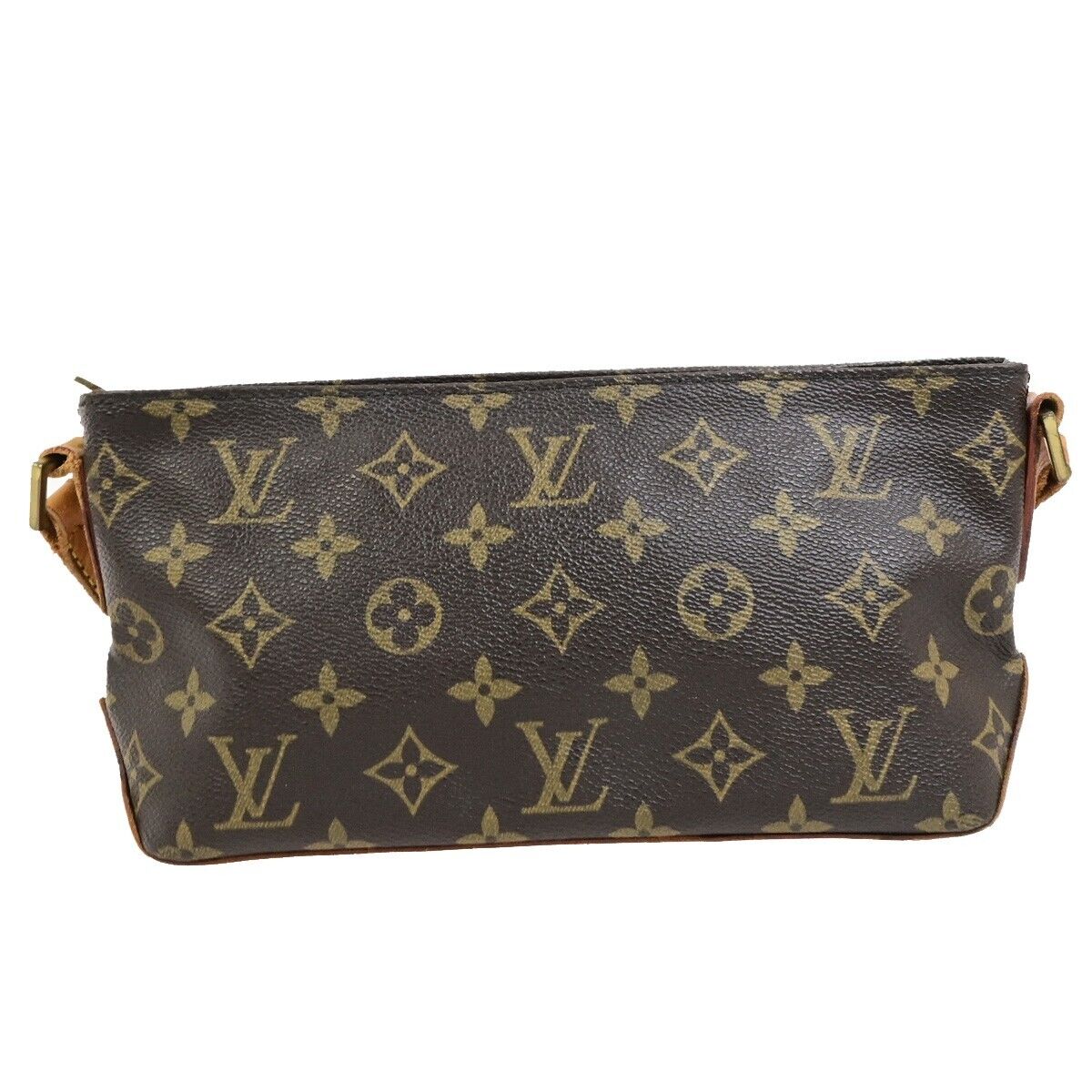 LOUIS VUITTON Logo Trotteur Shoulder Bag Monogram Leather Brown M51240 89ED501