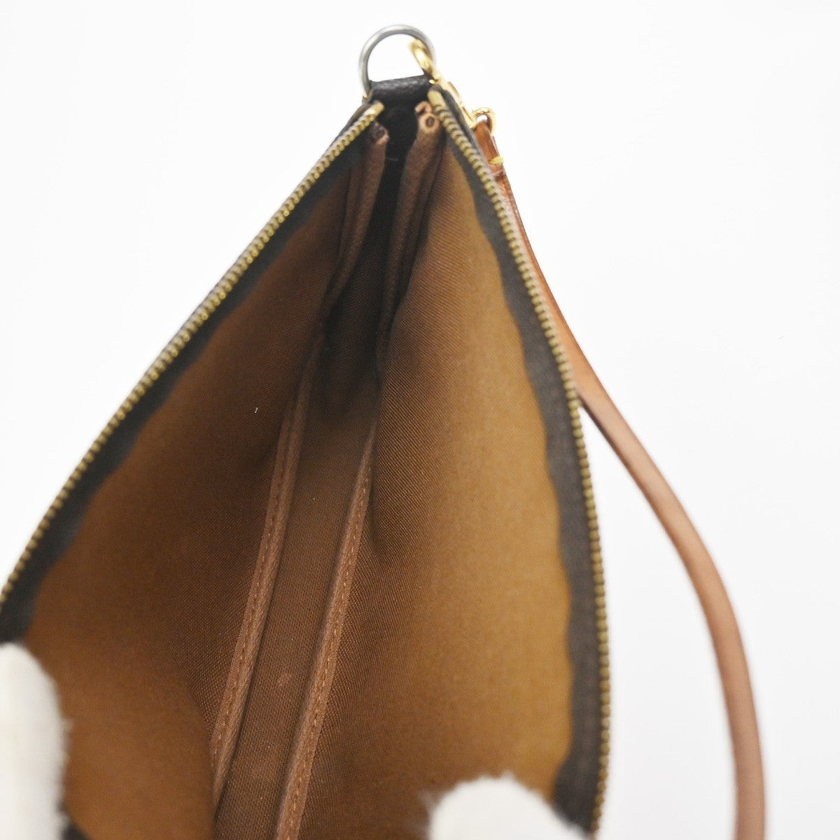 LOUIS VUITTON Pochette Accessoires Hand Bag Monogram Leather BN M51980 18CA666
