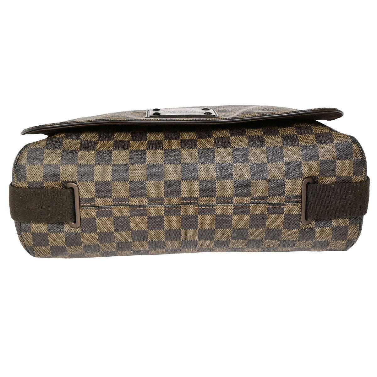 LOUIS VUITTON Brooklyn MM Shoulder Bag Damier Ebene Leather Brown N51211 88YF110