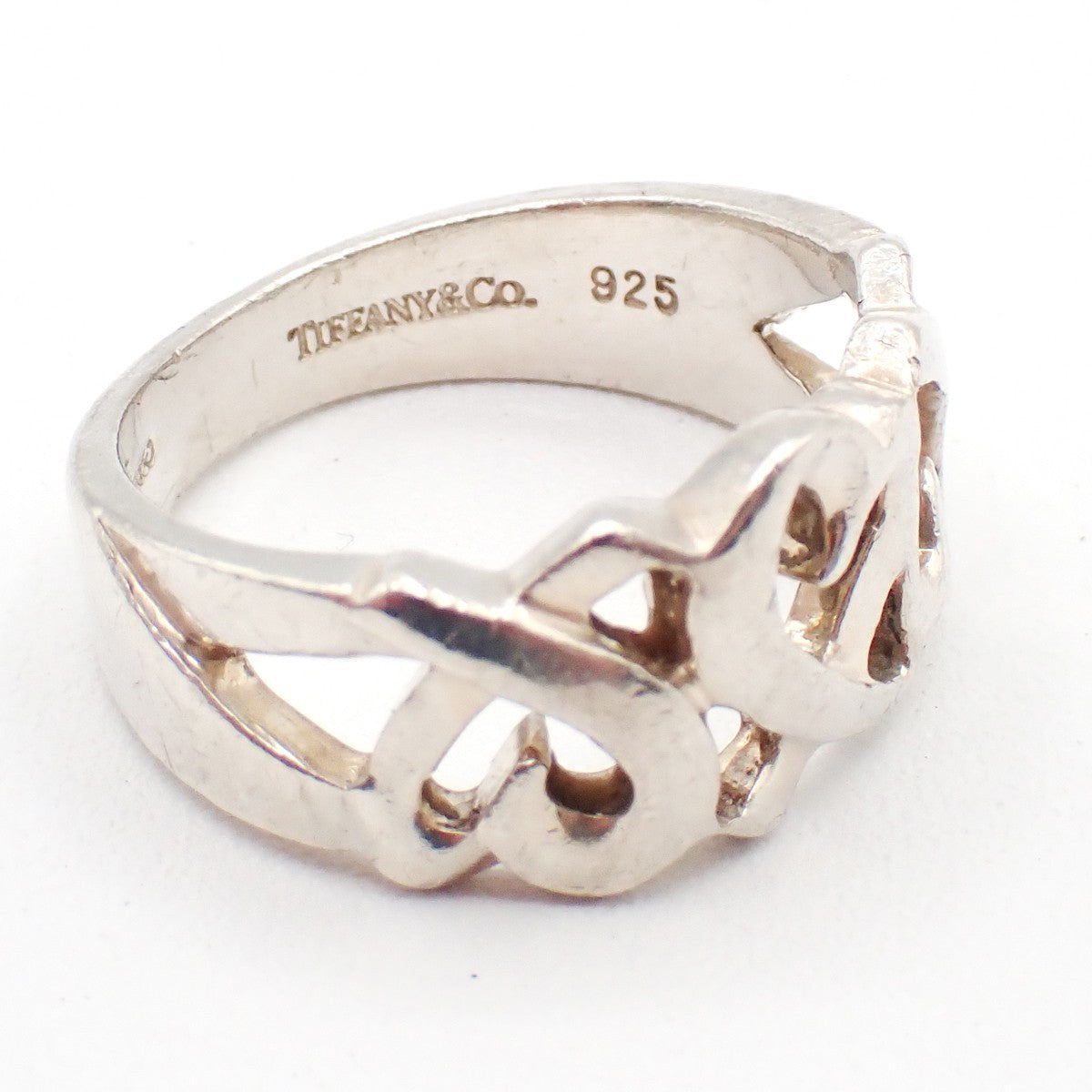 Tiffany & Co. Paloma Triple Loving Heart Ring JP12 US6.5 Silver 925 07EG104