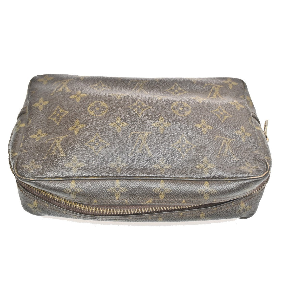 LOUIS VUITTON Trousse Toilette 23 Clutch Hand Bag Monogram Brown M47524 67CA232