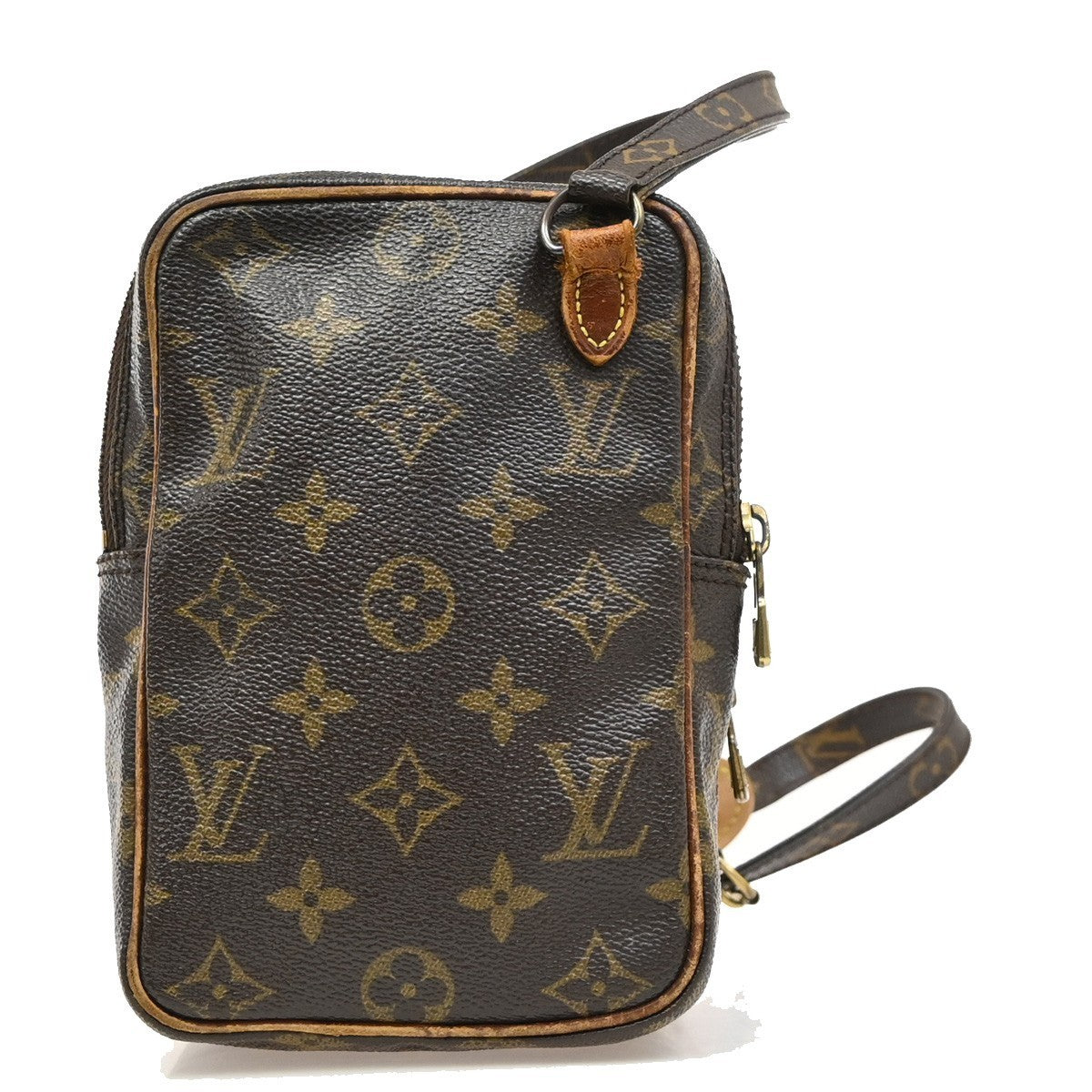 LOUIS VUITTON Mini Amazon Shoulder Bag Monogram Leather Brown M45238 62KP165
