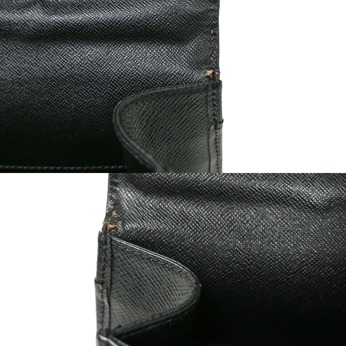 LOUIS VUITTON Porte Documents Angara Briefcase Bag Taiga Leather M30772 68YD749