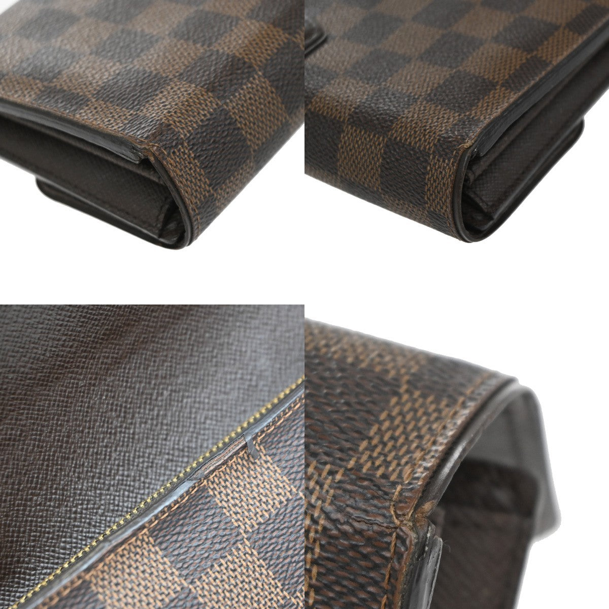 LOUIS VUITTON Portefeuille Sistine Long Bifold Wallet Damier BN N61747 30KP221