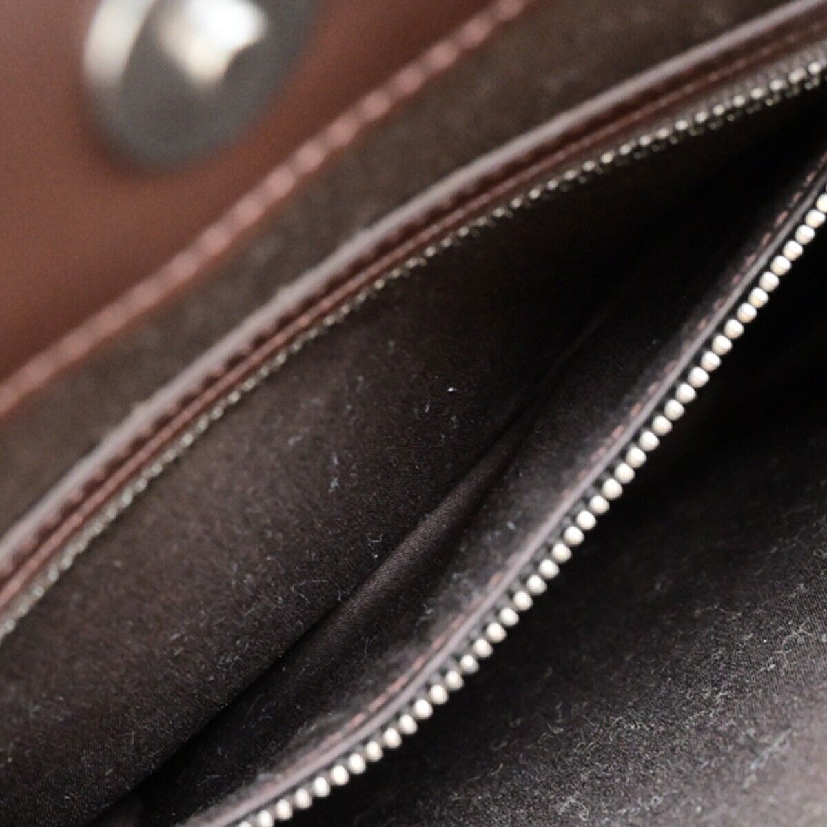 LOUIS VUITTON Logo Saint Tropez Shoulder Bag Epi Leather Brown M5246D 79RK721