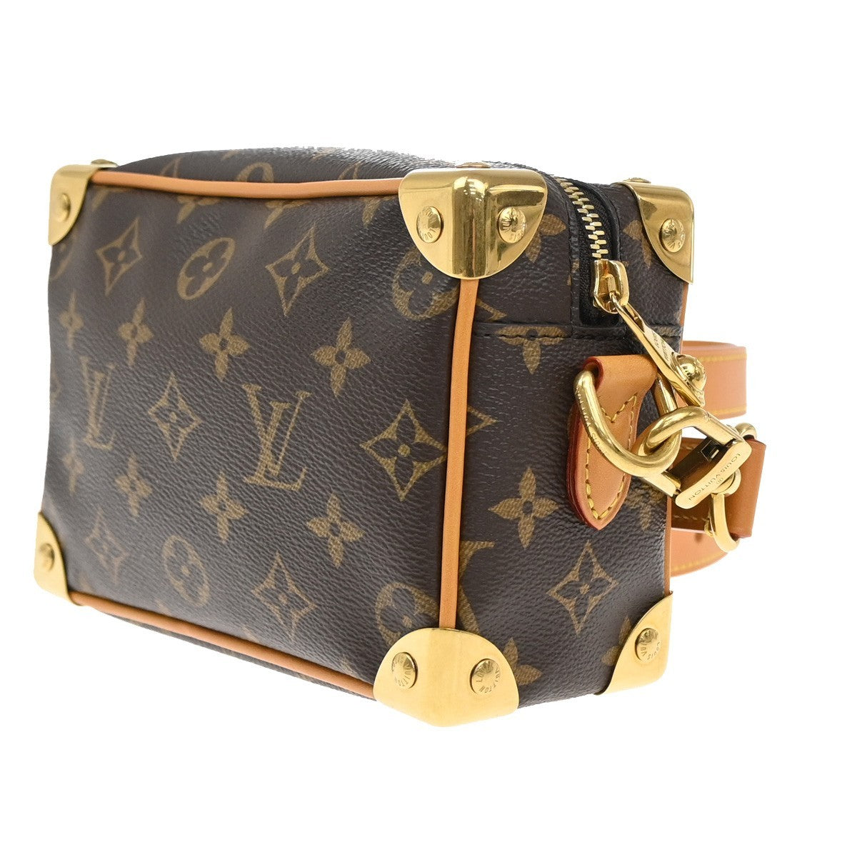 LOUIS VUITTON Mini Soft Trunk Shoulder Bag Monogram Leather BN M14729 827RL480