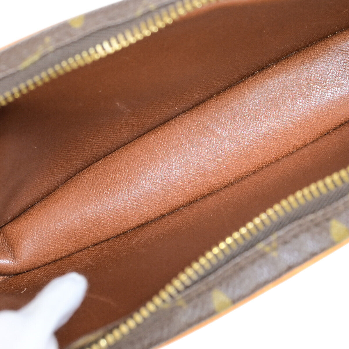 LOUIS VUITTON Marly Dragonne PM Clutch Hand Bag Monogram Leather M51827 32YF514