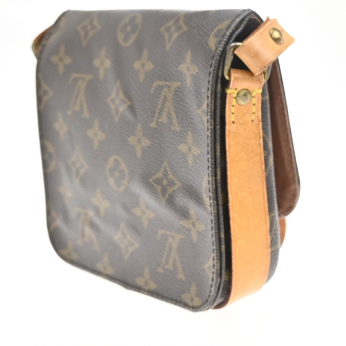 LOUIS VUITTON Mini Cartouchiere Shoulder Bag Monogram Leather BN M51254 80KC658