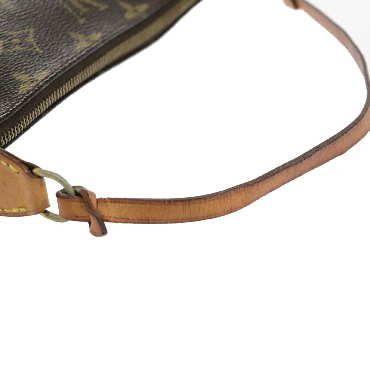 LOUIS VUITTON Pochette Accessoires Hand Bag Monogram Leather BN M51980 84EB742