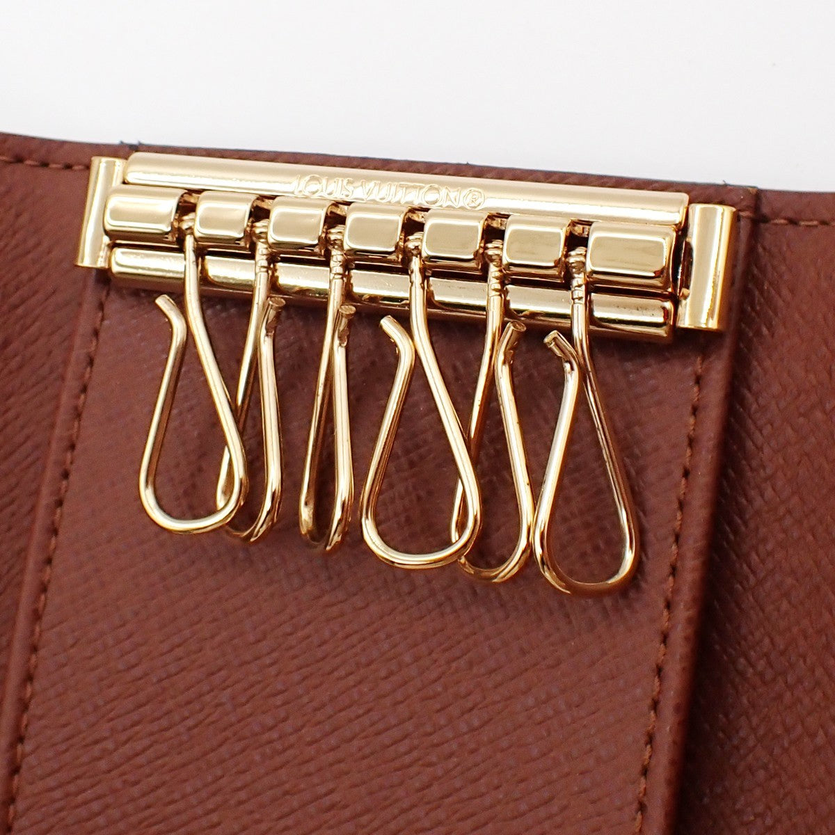 LOUIS VUITTON Multicles 6 Hooks Key Case Monogram Leather Brown  M62630 38AA123