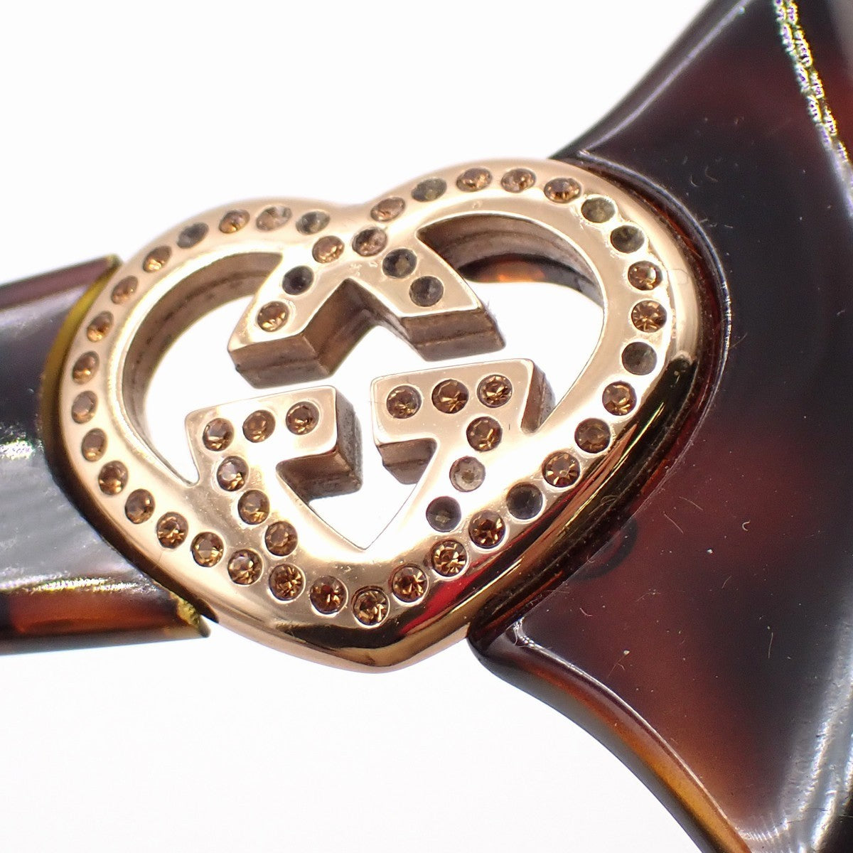 GUCCI Heart Logo Folding Sunglasses GG3548/S  Eye Wear Plastic Metal BN 60RL544
