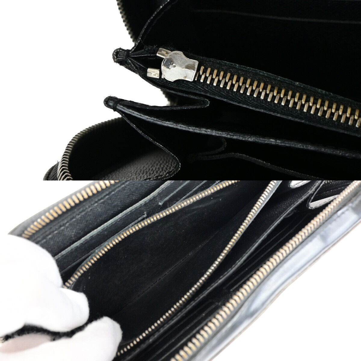 LOUIS VUITTON Zippy XL Long Travel Wallet Monogram Eclipse BK M61698 62YG561