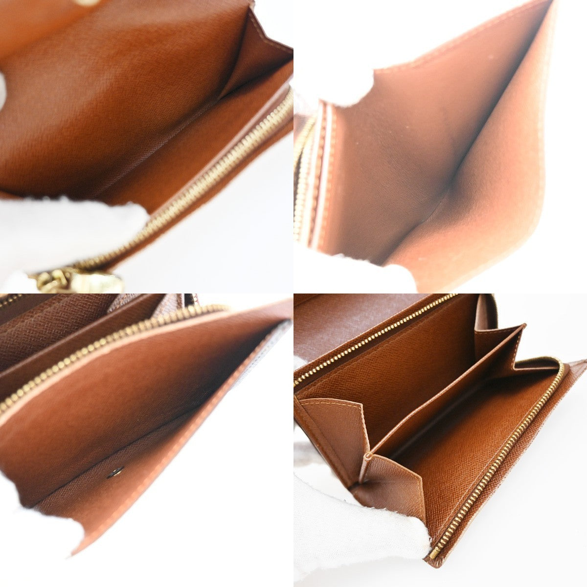 LOUIS VUITTON Porte Monnaie Billets Tresor Wallet Monogram Brown M61730 66EG203