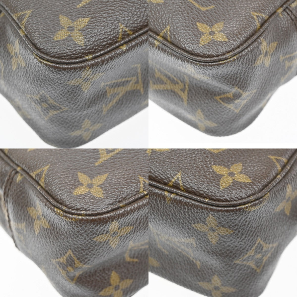 LOUIS VUITTON Trousse Toilette 23 Clutch Hand Bag Monogram Brown M47524 67SA040