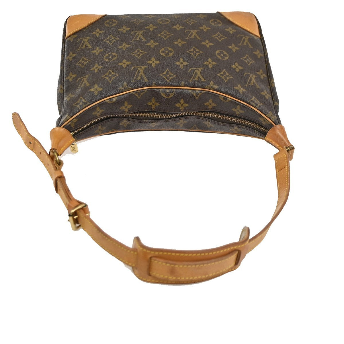 LOUIS VUITTON Boulogne 30 Shoulder Bag Monogram Leather Brown M51265 77PA056