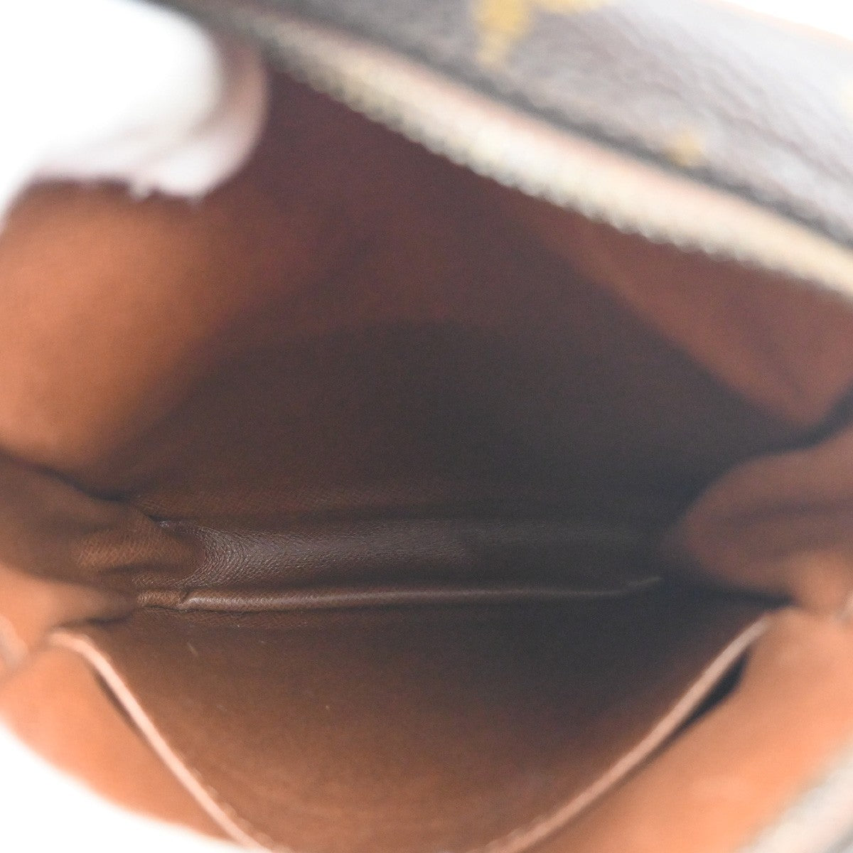 LOUIS VUITTON Danube Shoulder Bag Monogram Leather Brown France M45266 31KP586