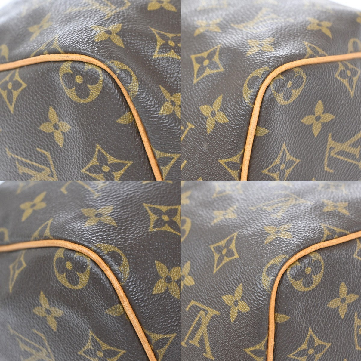 LOUIS VUITTON Speedy 30 Travel Hand Bag Monogram Leather Brown M41526 12YJ244