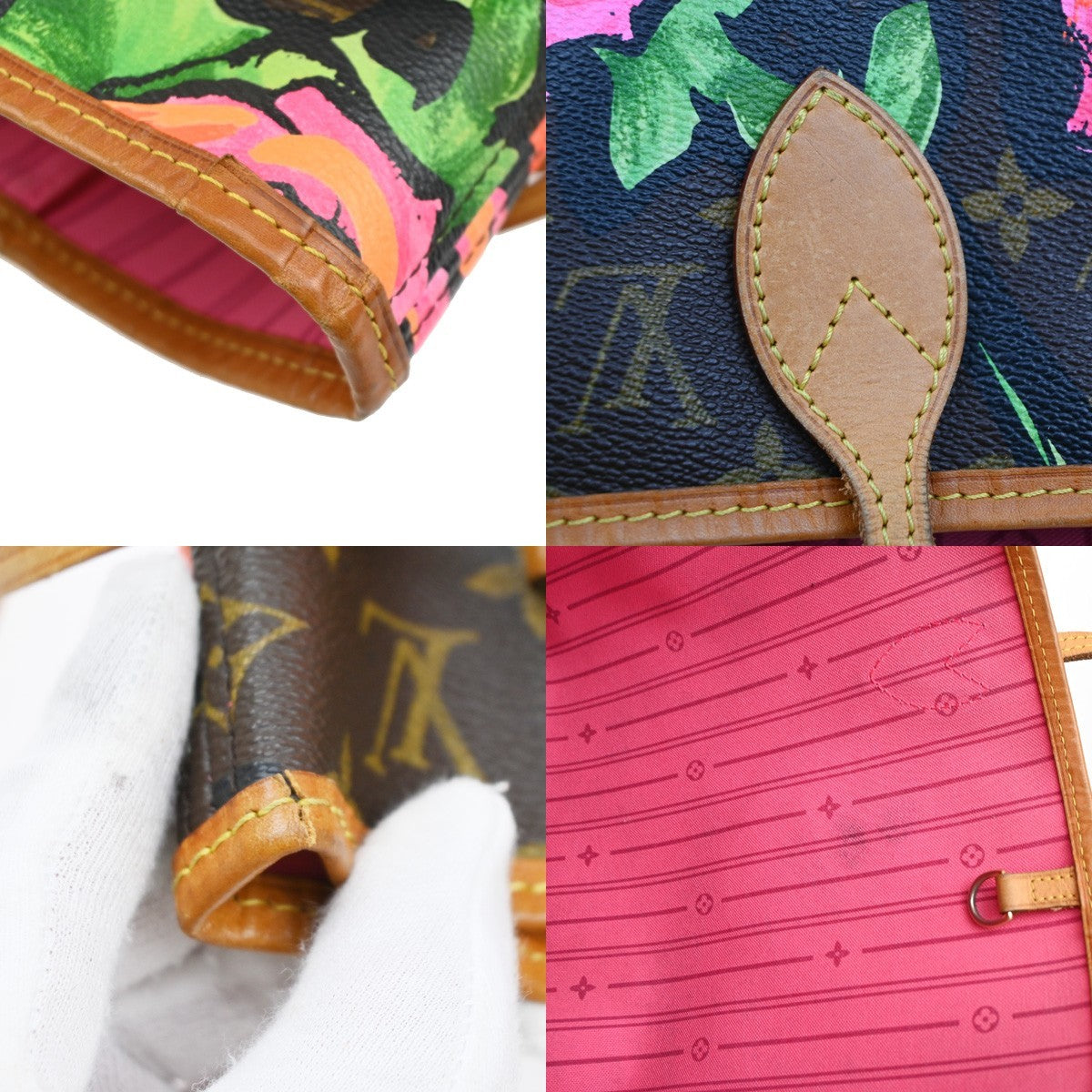 LOUIS VUITTON Neverfull MM Shoulder Bag Monogram Rose Leather BN M48613 678RP175
