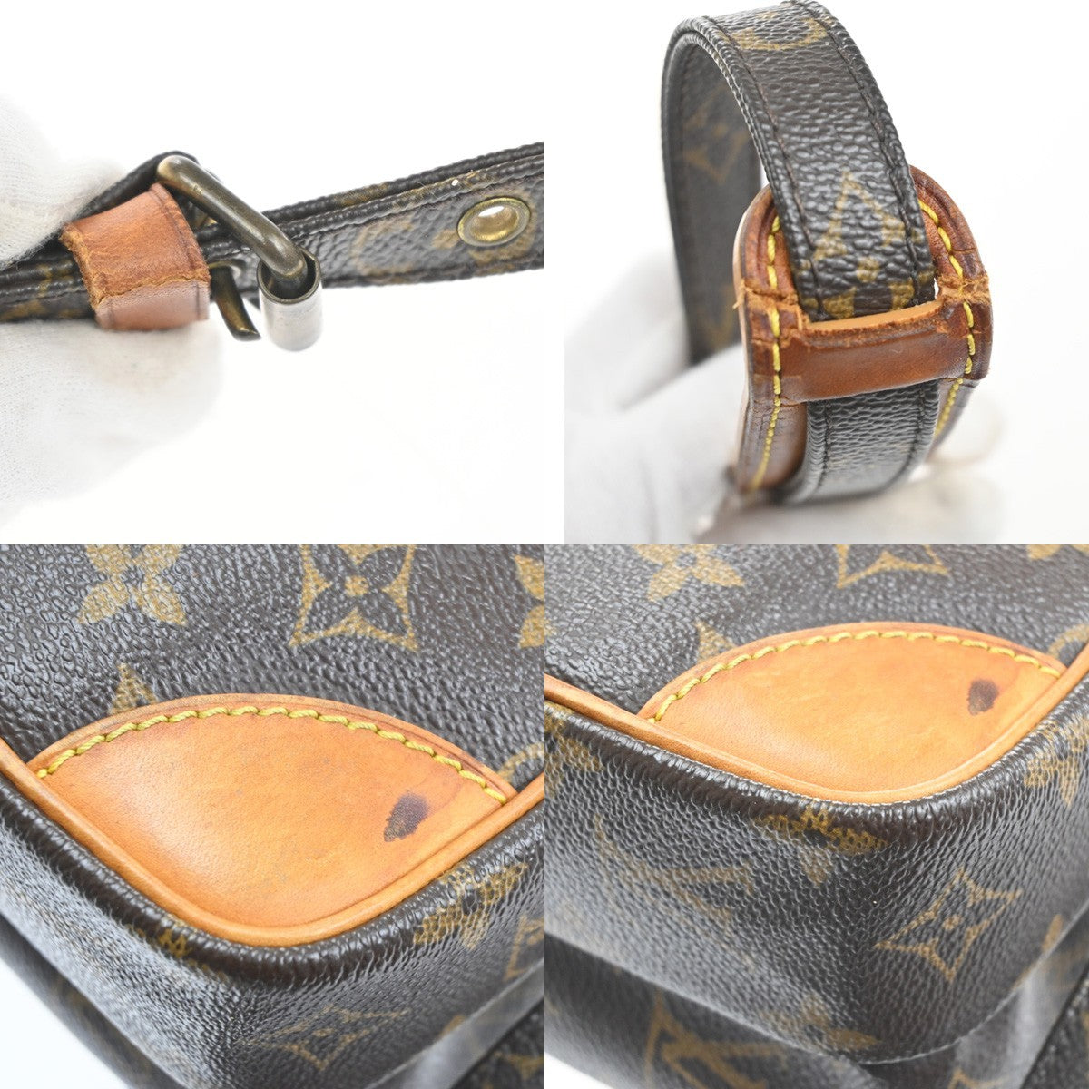 LOUIS VUITTON Amazon Crossbody Shoulder Bag Monogram Leather BN M45236 65KD039