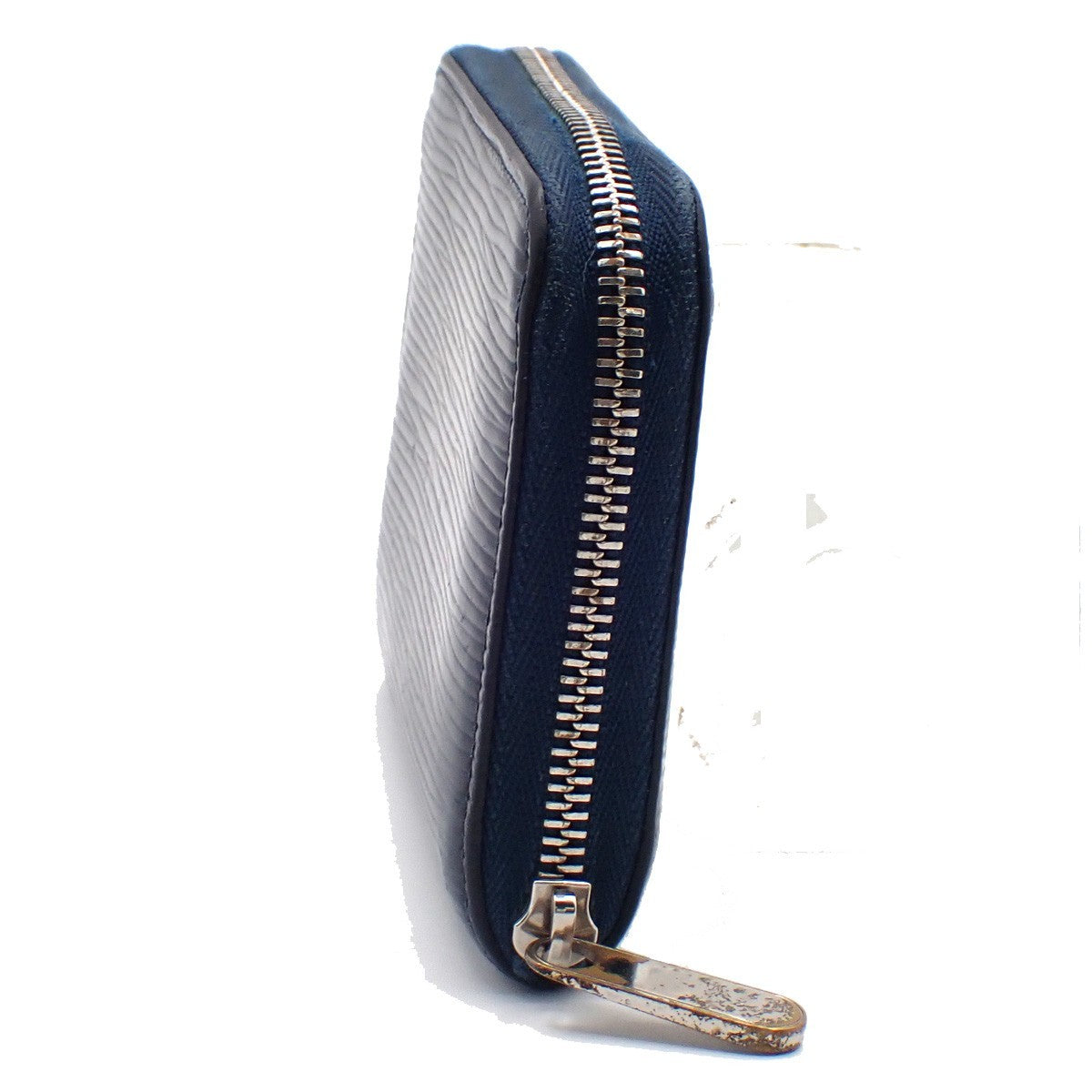 LOUIS VUITTON Zippy Coin Case Compact Wallet Epi Leather Blue M60384 67KC870